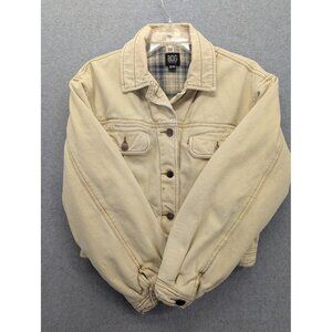 BDG Urban Outfitters Jacket Womens Medium Plaid Lined Trucker Vintage Retro 90s